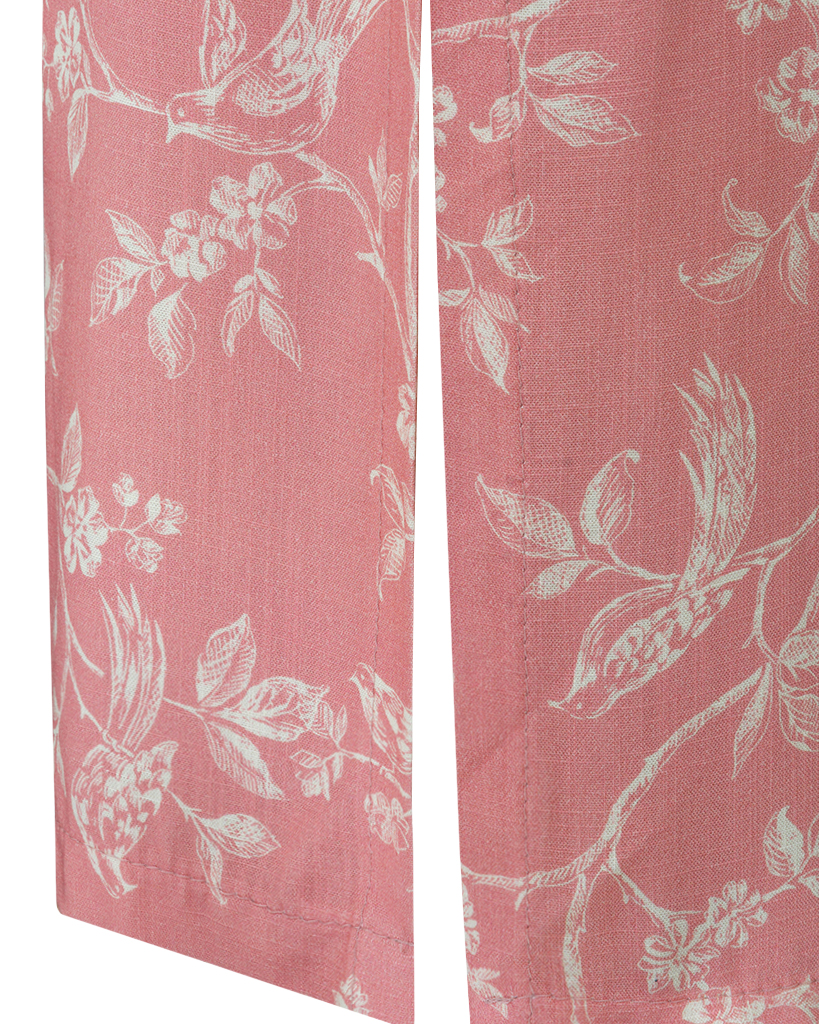 Viskose Hose mit floralem Print Muster