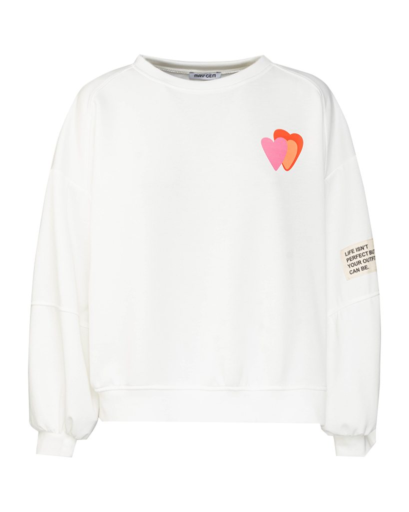 Soft Jersey Sweatshirt "ONLY POSITIVE VIBES"