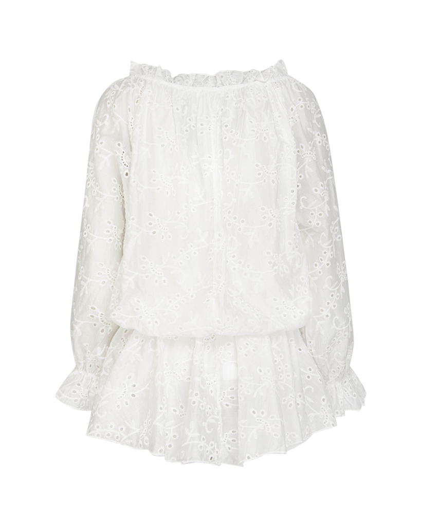 Jumpsuit kurz Lochstrickmuster