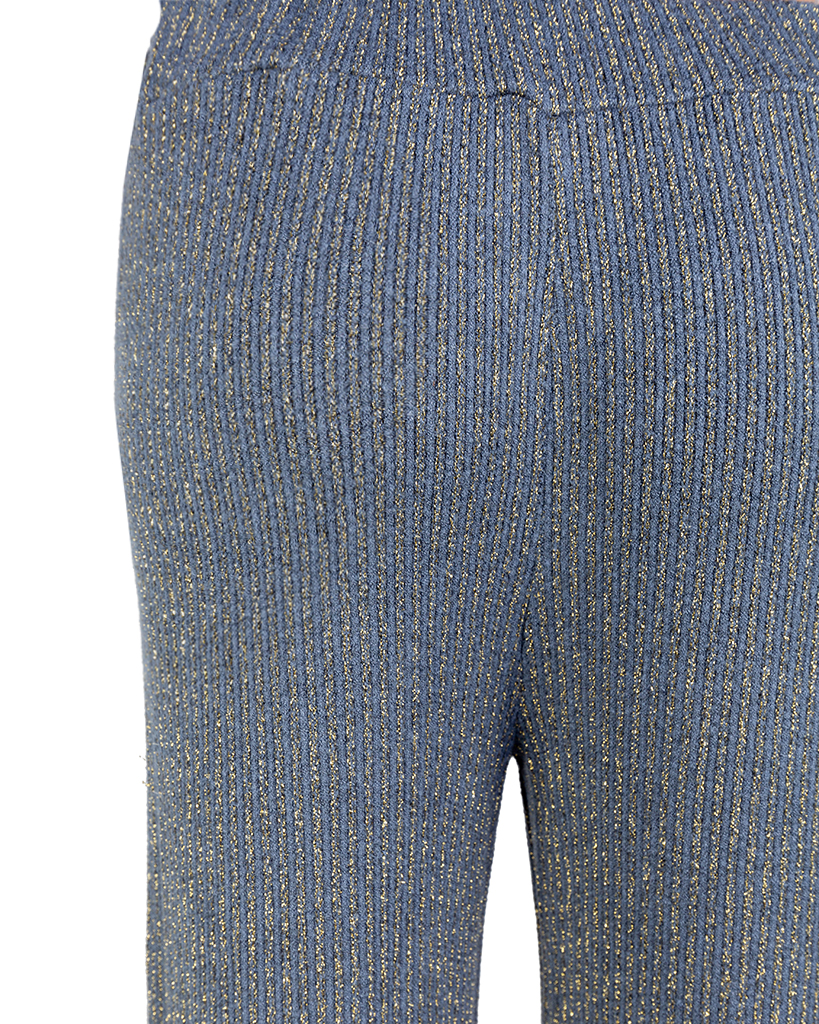 Lurex Strick-Hose