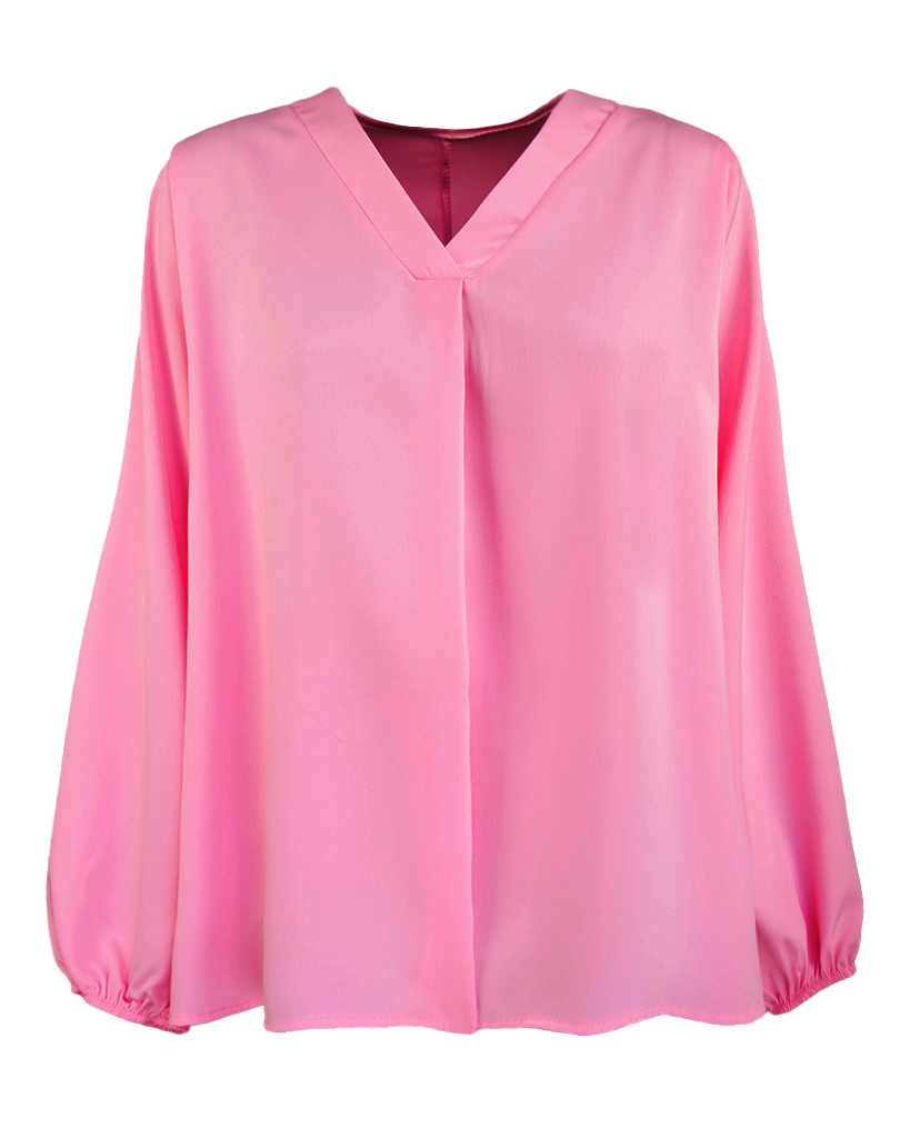 Bluse mit V-Ausschnitt Bluse mit V-Ausschnitt