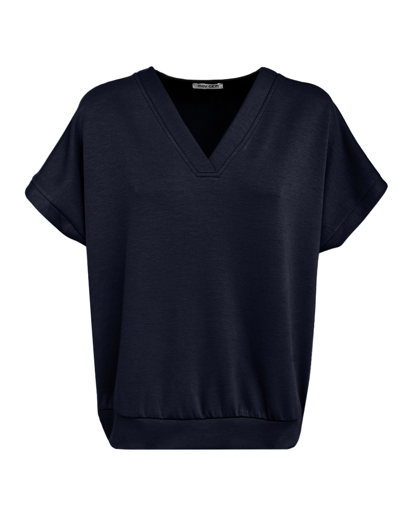 Soft Jersey T-Shirt V-Ausschnitt - aus Modal (Butter Stoff) Soft Jersey T-Shirt V-Ausschnitt - aus Modal (Butter Stoff)