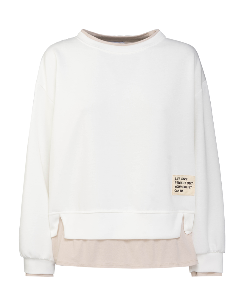 Soft Jersey Pullover doppelter Bund Soft Jersey Pullover doppelter Bund