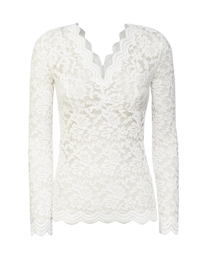 Spitzen Langarmshirt Spitzen Langarmshirt