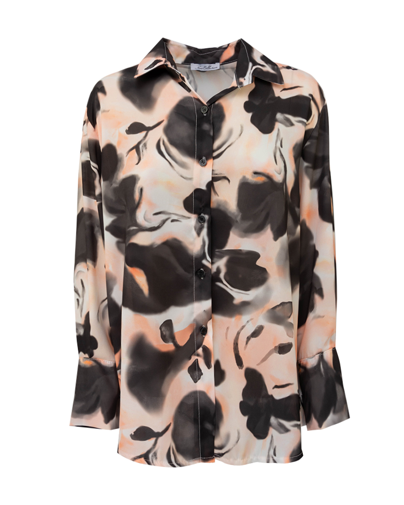 Bluse mit Aquarell Print Bluse mit Aquarell Print