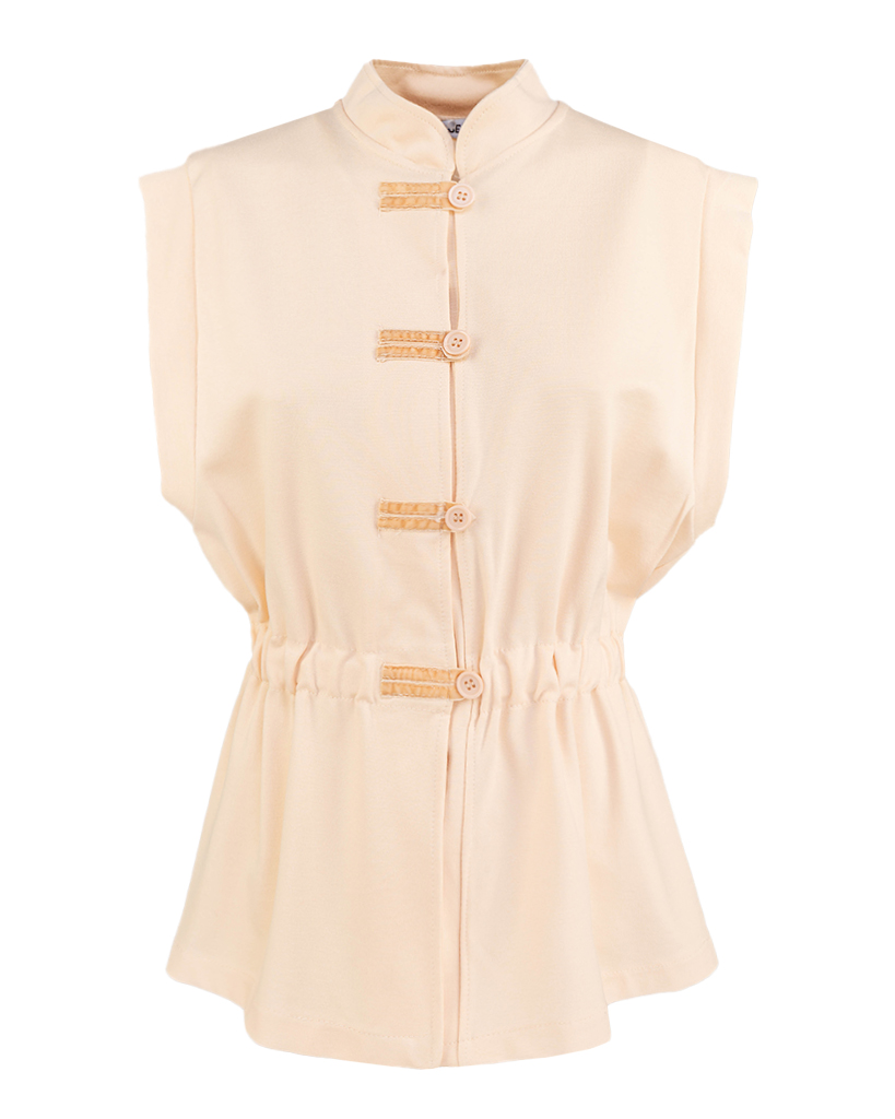 Jersey Weste Schlaufen-Verschluss Jersey Weste Schlaufen-Verschluss