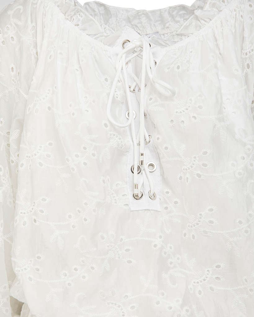 Jumpsuit kurz Lochstrickmuster