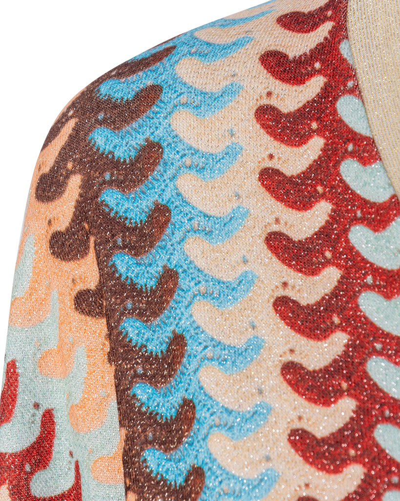 Bunte Cardigans mit Lyrex Bunte Cardigans mit Lyrex