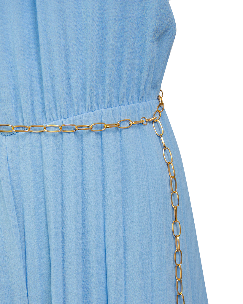 Jumpsuit aus Plissee - ärmellos Jumpsuit aus Plissee - ärmellos