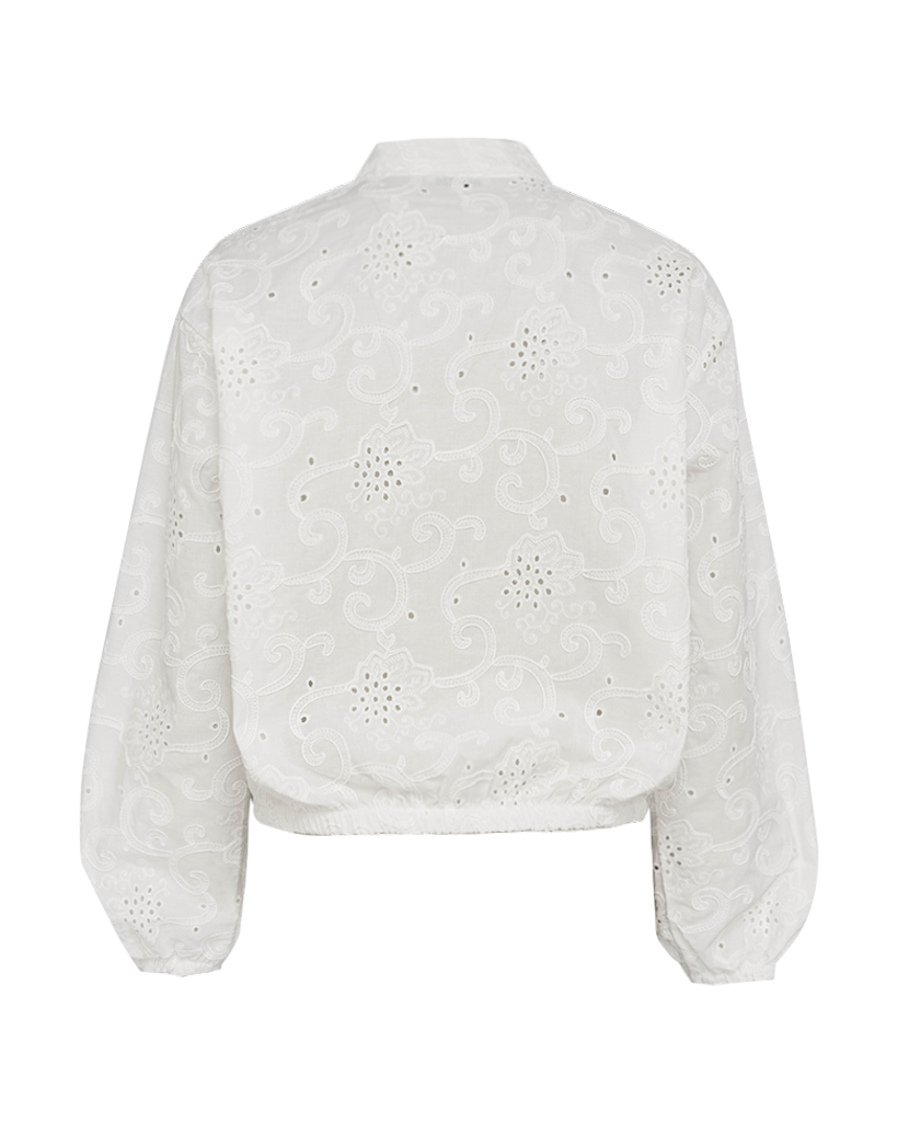 Lochstrickmuster Jacke mit Reißverschluss