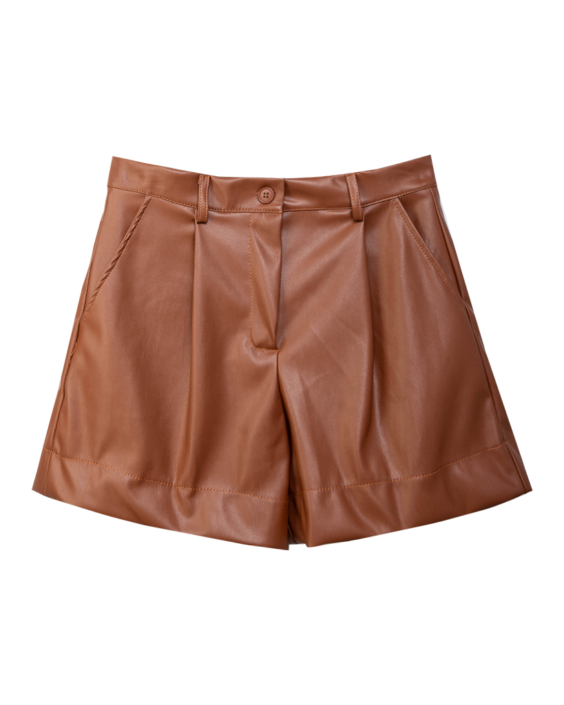 Short Leder Vegan