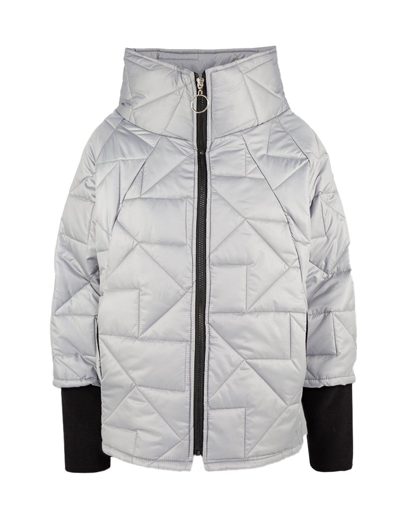 Steppjacke mit weitem Kragen Steppjacke mit weitem Kragen