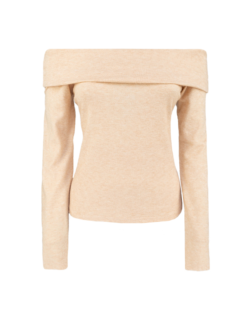 Adriana Feinstrick Shirt mit Carmenausschnitt Adriana Feinstrick Shirt mit Carmenausschnitt