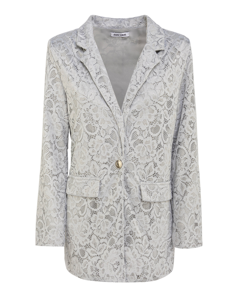 Set: Blazer und Hose aus Spitze Set: Blazer und Hose aus Spitze