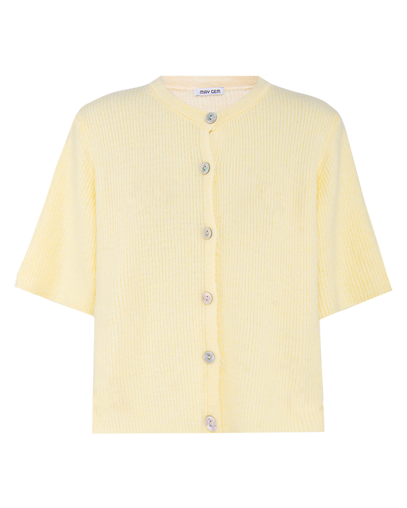 Strickjacke mit Knopfleiste Strickjacke mit Knopfleiste