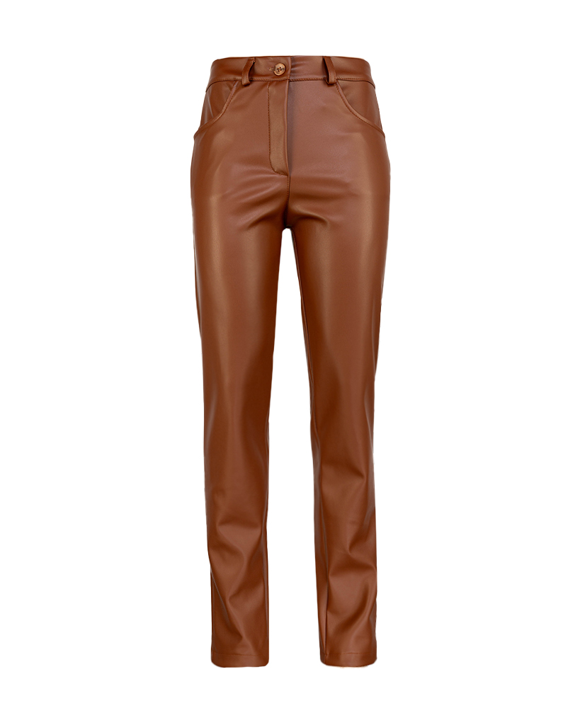 Lederimitathose mit engem Bein Vegan Lederimitathose mit engem Bein Vegan