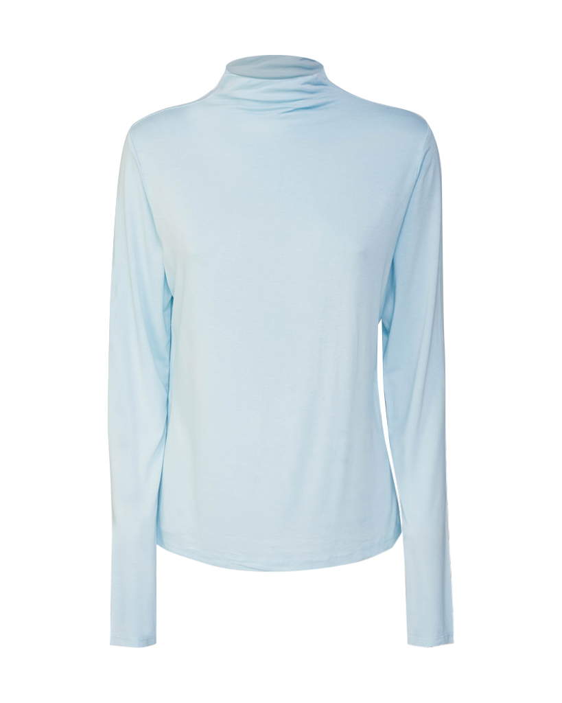 Viskose-Longsleeve mit Stretch