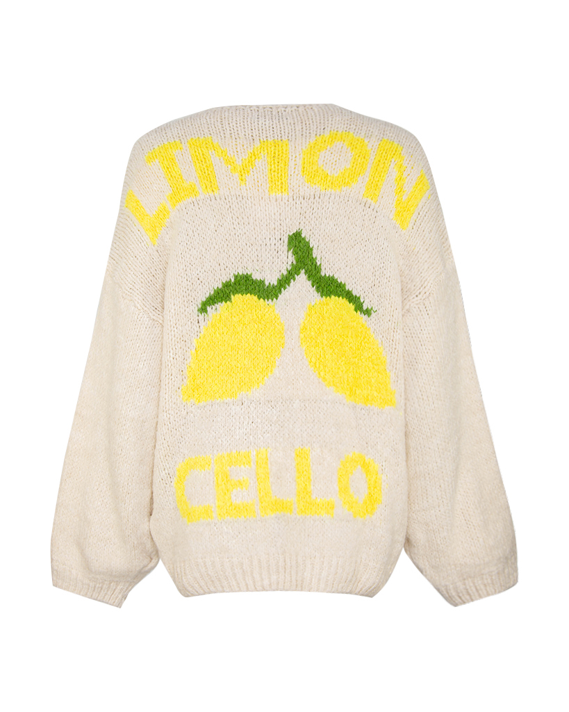 Strick Jacke Zitronen "LIMONCELLO" Strick Jacke Zitronen "LIMONCELLO"