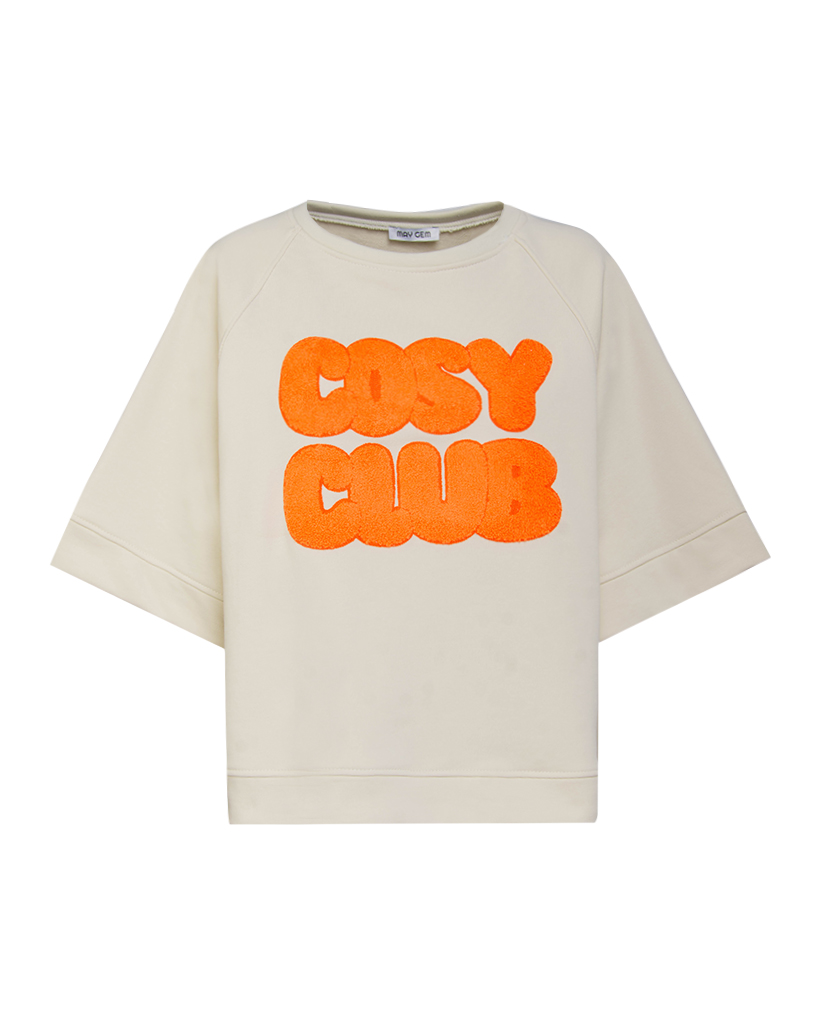 Sweatshirt kurzarm "COSY CLUB"