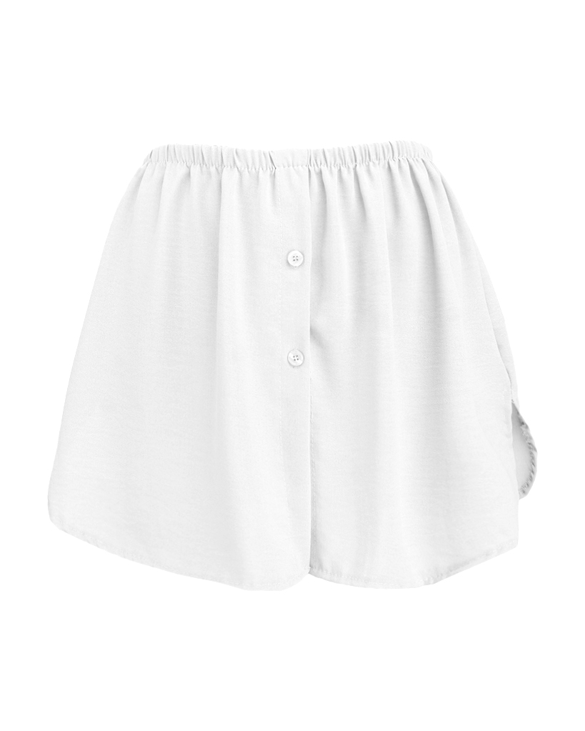 Blusenrock - Fake Hemd Saum Blusenrock - Fake Hemd Saum