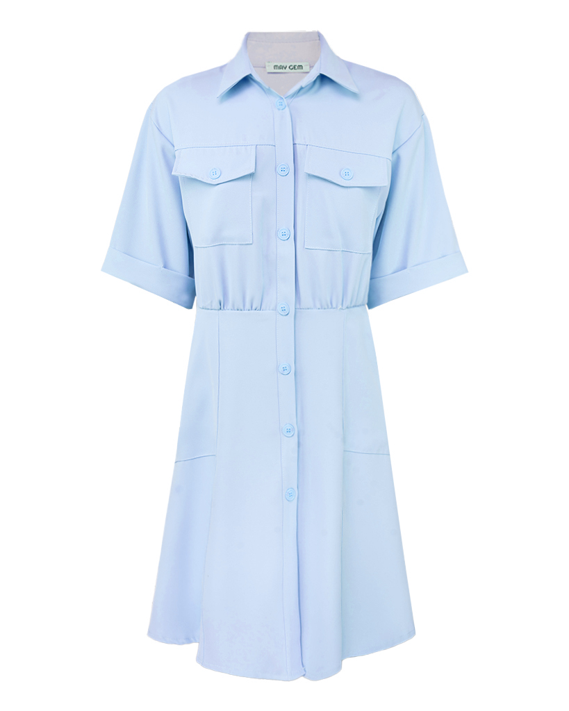 Midi Kleid mit Taschen